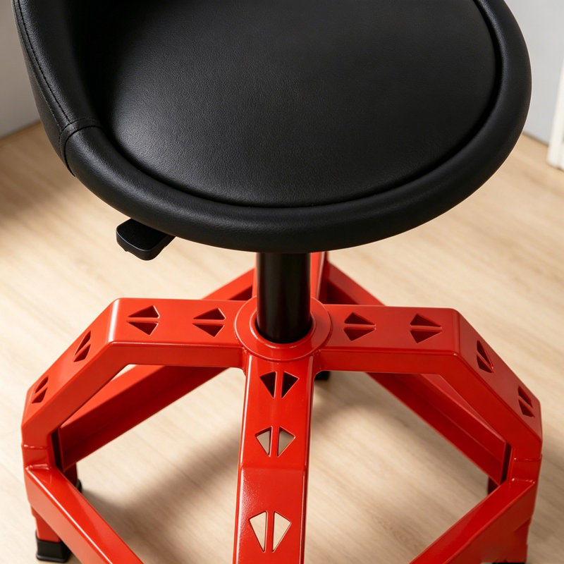 Tabouret pivotant pneumatique, siège de mécanicien roulant, tabouret de mécanicien roulant robuste, tabouret d'atelier