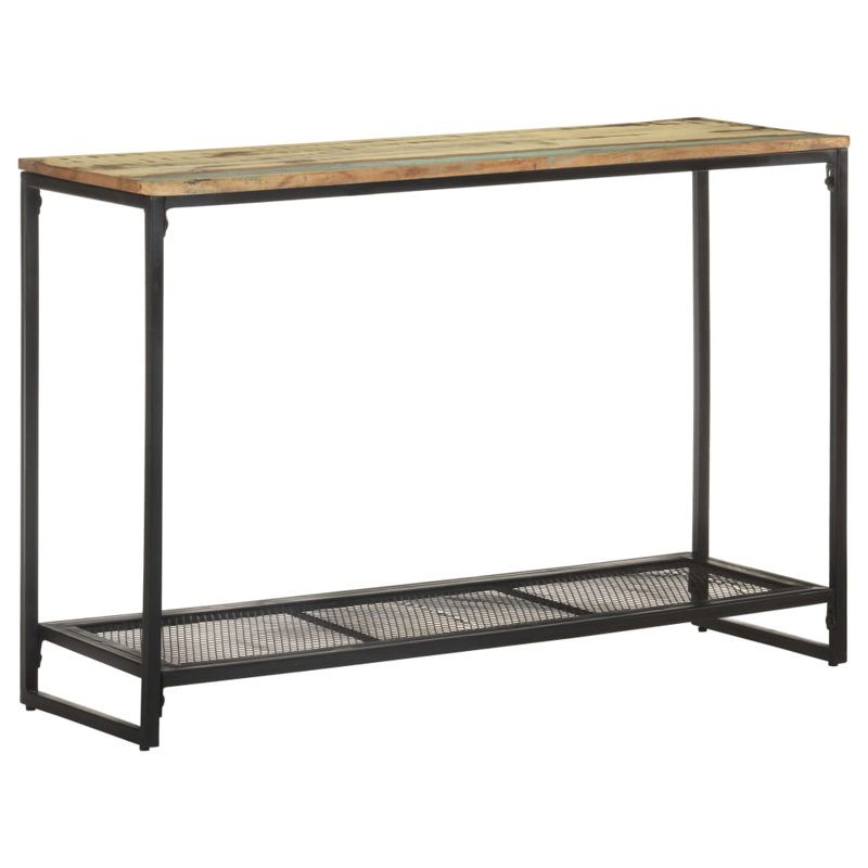 Console Table 43.3"x13.8"x29.5" Solid Mango Wood, Reclaimed Wood