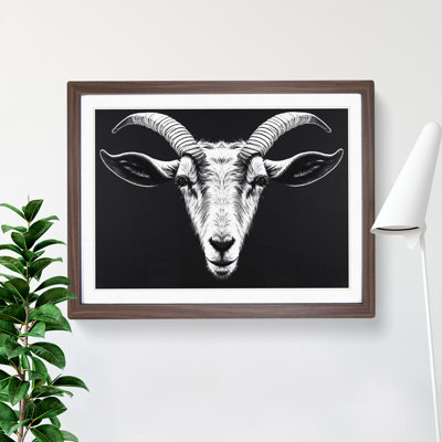 Goat Portrait Vol.3 - Framed Print