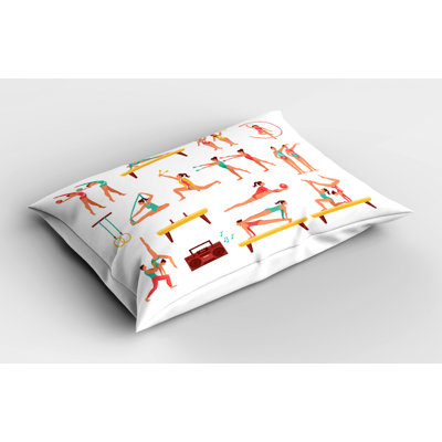 Gymnastics Polyester Sham Set
