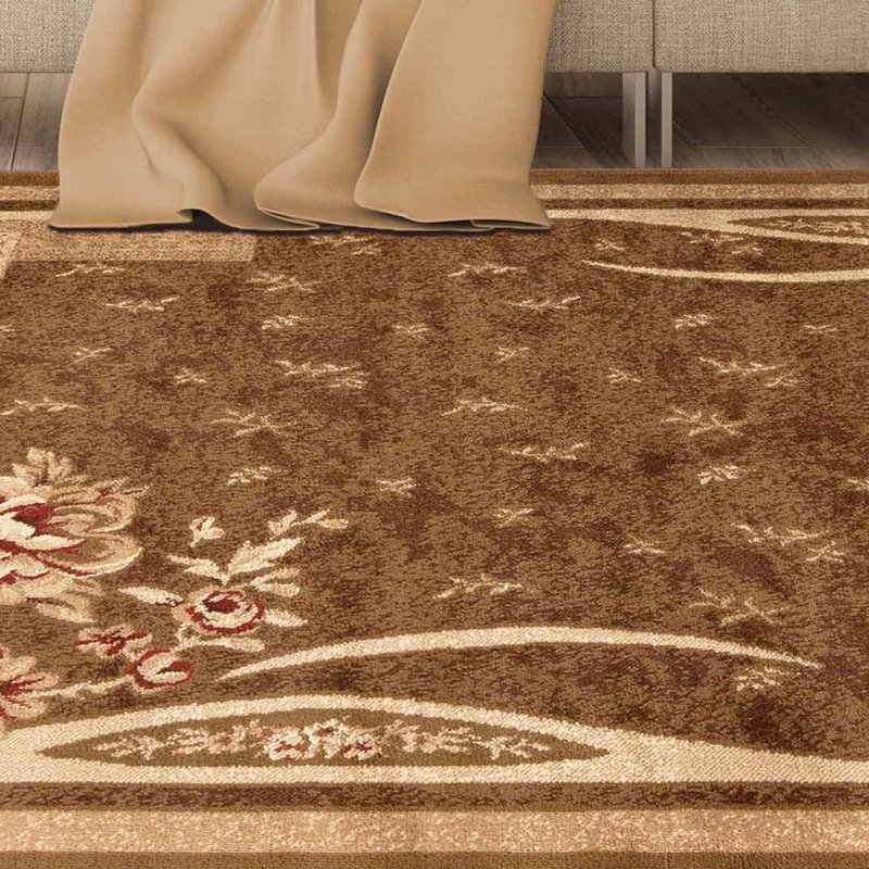 Tapis d'intérieur 100% polypropylène tissé à la machine Brisco, Rectangle de 5 pi x 8 pi