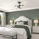 Aihnoa 6 - Light  40cm Semi Flush Mount