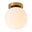 Glass Semi Flush Mount