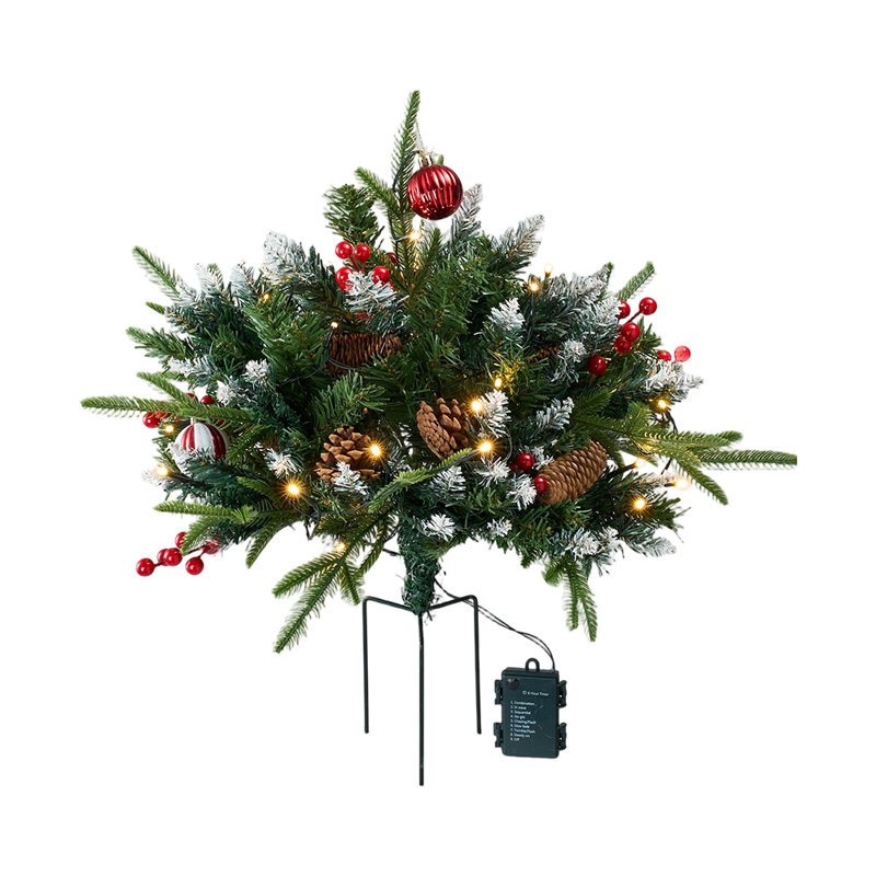 1.8' H Lighted Artificial Christmas Tree