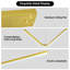 Luminaire suspendu lustre créatif Creative Gold