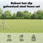 Galvanised Steel Border Fencing-933614185-933614182