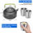 Odoland Single Burner Butane Cooking Kit