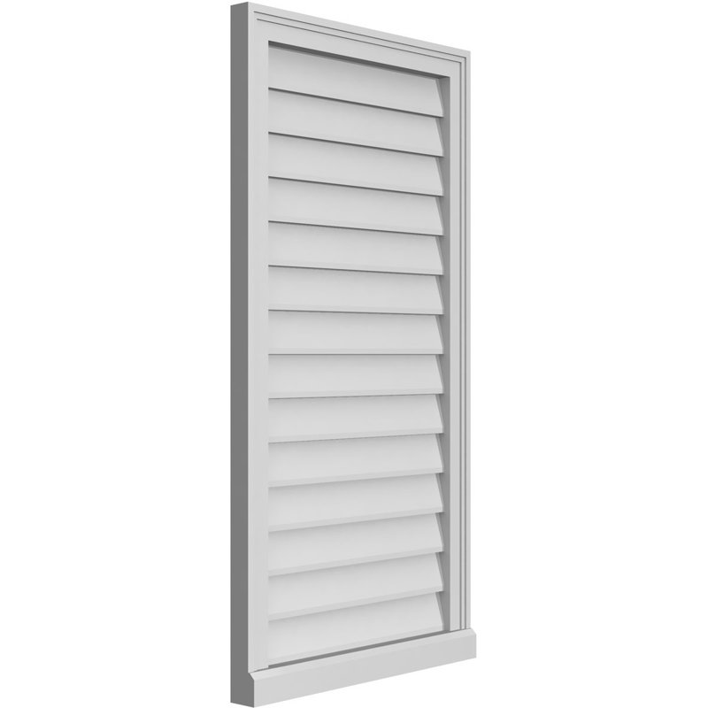 Cadre de seuil Brickmould, brun clair apprêté, H 42 po x l 22 po x P 2 po