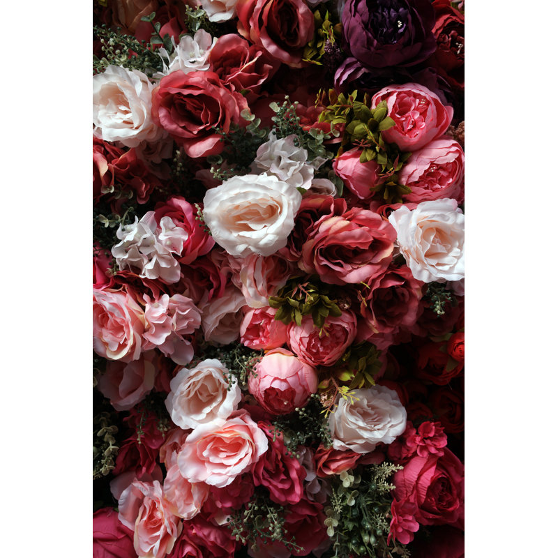 Multicolored Imitation Flowers by Adomer, 12" H x 8" W