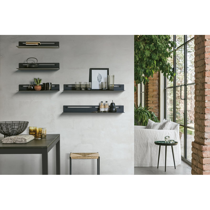 Belgard Iron Floating Shelf, 10cm H x 60cm W x 23cm D