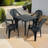 Rapino Square Table with 4  Chairs Garden Set-1756835627