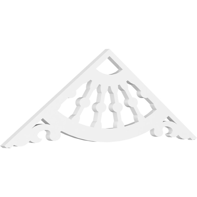 Roue de chariot à pignon en PVC de qualité architecturale, 4/12, Uréthane, 36 po x 6 po x 1 po