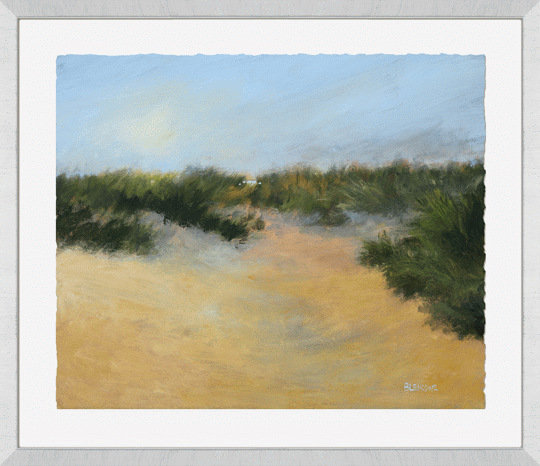 Dunes at Dusk Framed Print