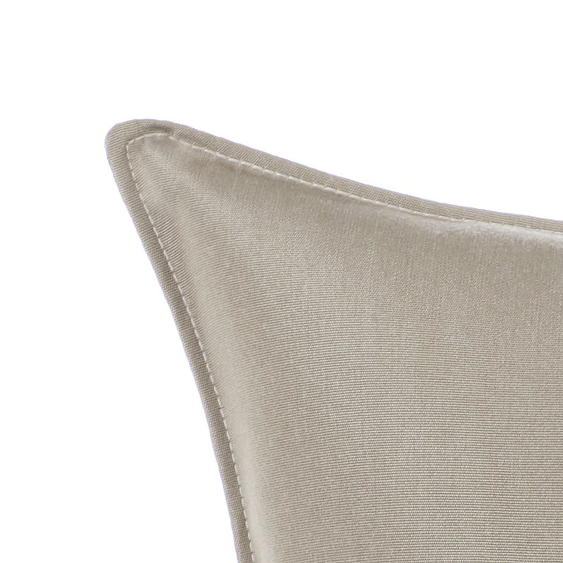 Everton Sunbrella Indoor/Outdoor Top Stitch 20 In Pillows, Taupe
