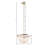 Beaded 2-Light Chandelier