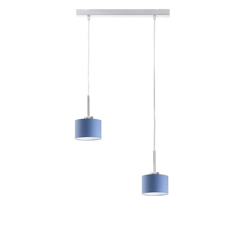Gurganious 2 - Light Kitchen Island Pendant, Silver, Blue