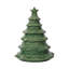 Berry & Thread Christmas Tree Cookie Jar With Lid - Basil