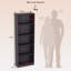 Bookcase with Shelving & Storage Display Bookcase Organizer For Home Office Living Room & Bedroom -70966729-70966730
