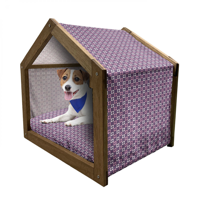 Niche pour chien en bois, H 25,59 po x l 29,53 po x P 21,65 po