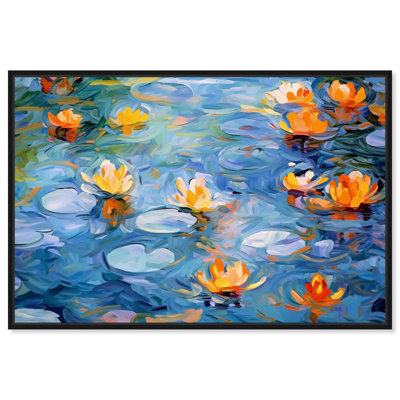 «Monet Style Lilipads Canvas Glam Living Art» par Art Remedy