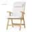 Solid Wood Outdoor Folding Dining Armchair