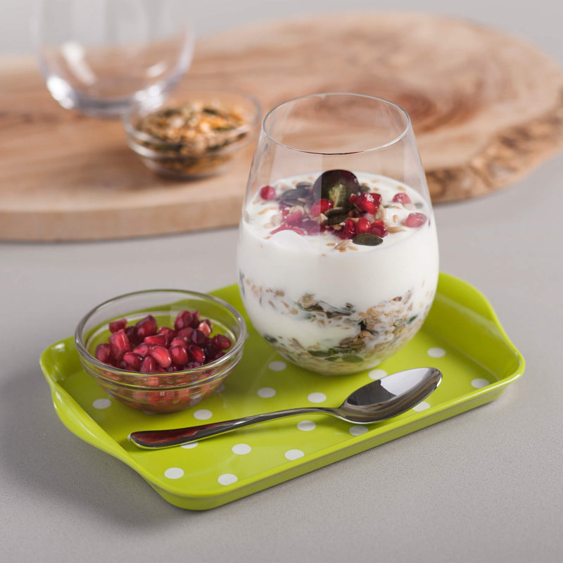 Zeal Melamine Tray, Lime