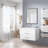 Wall-Mounted Bathroom Vanity with Drawer-683982759