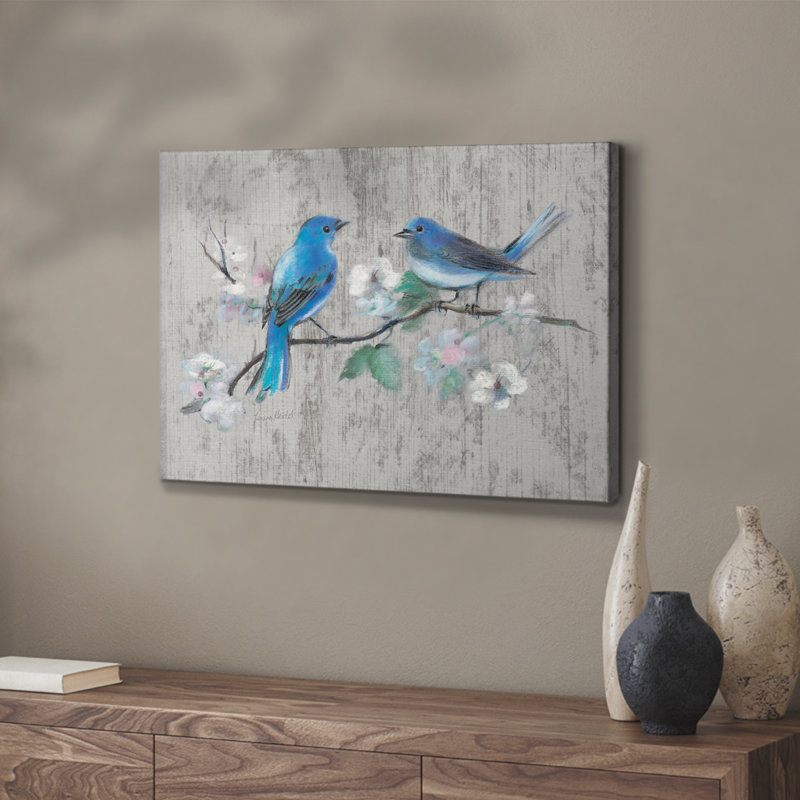 Chanson du printemps II - Cavas enveloppés de galerie, H 12 po x l 18 po