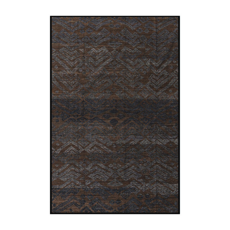 Tapis abstrait moderne 4608, Rectangle 4 pi x 6 pi