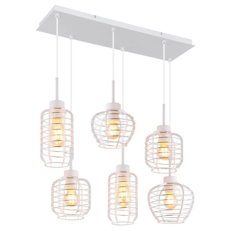 Demirali 6 - Light White Geometric Pendant