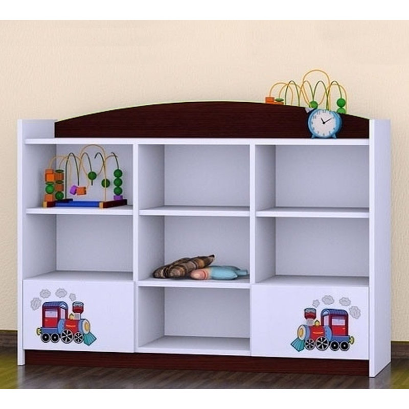 Kate 92cm H X 129cm W Transportation Kids Cube, Wenge
