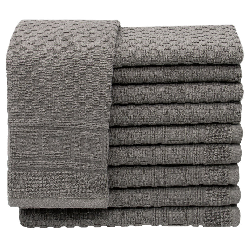 Midweight Fingertip Towel, Anthracite