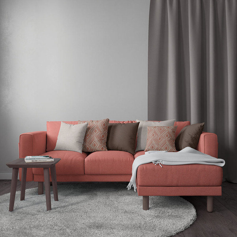 Tissu Marilyn, Corail