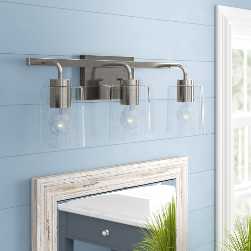 Babson 3 - Light Dimmable Vanity Light, Brushed Nickel