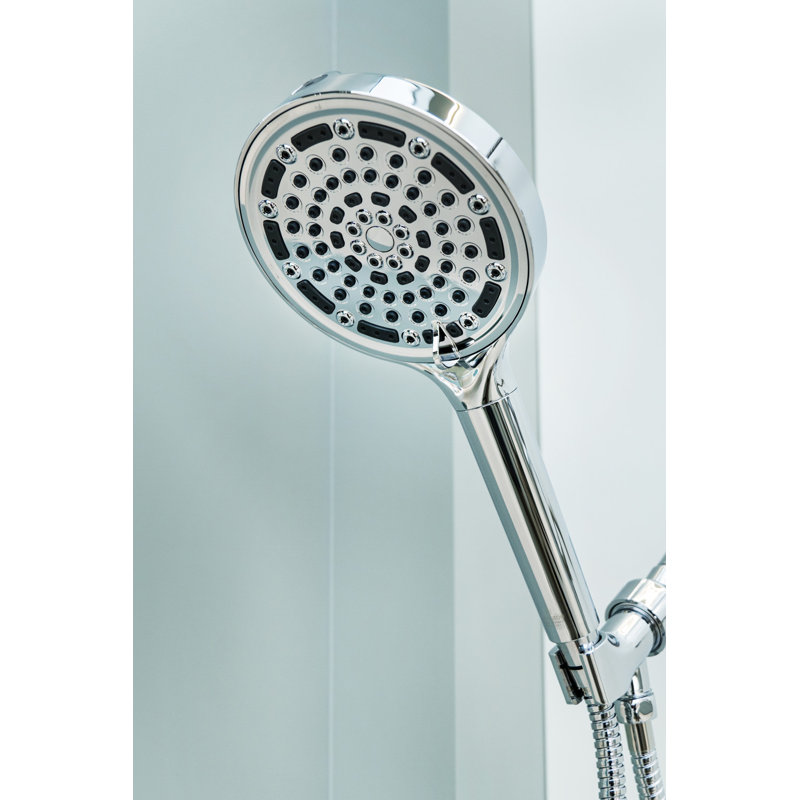 Douche à main 6 fonctions Kingston, Polished Chrome