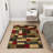 Ottohome Non-Slip Boxes Area Rug For Living Room, Hallway, Entryway Rug-1505378898