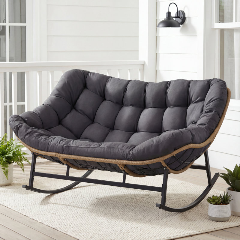 Oversized Nest-Style Rocking Chair