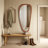 Cotesfield Wood Accent Mirror Irregular Decorative Mirror Asymmetrical Mirror