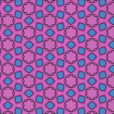 Tapis mauve / bleu Power Loom