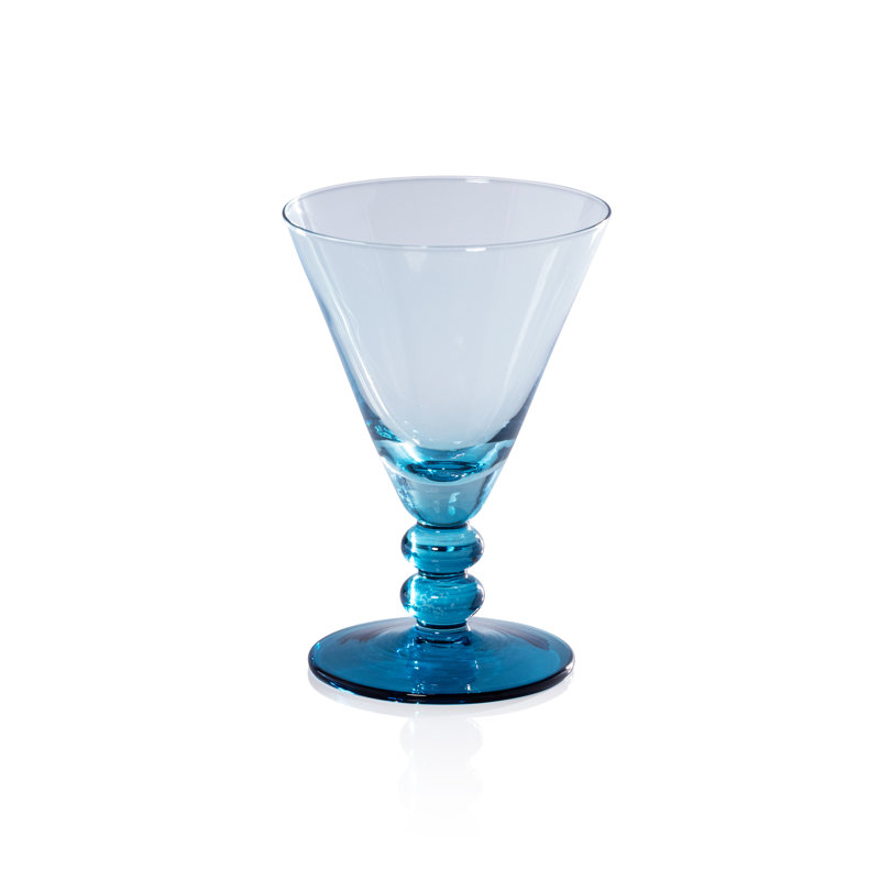 Ensemble de verres à cocktail 6 pièces Fusion, Bleu méditerranéen / ombre côtière