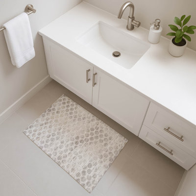 Premium Machine Washable Marasco AMF1642 Geometric Rug