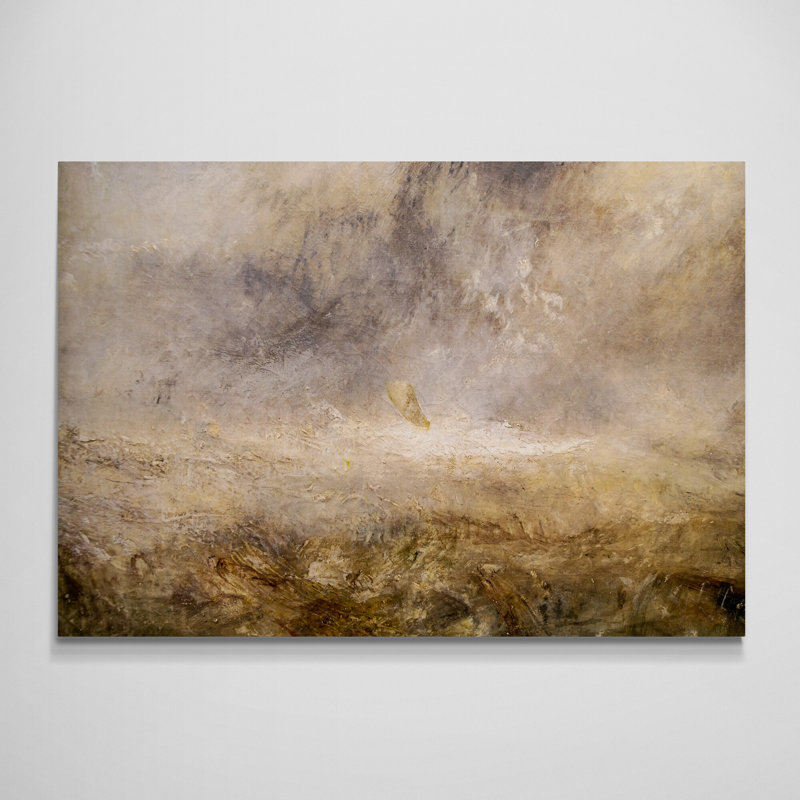 Horror And Delight by J.M.W. Turner - Wrapped Canvas Art Prints, 21 cm H x 31 cm W