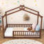 Structure de lit en bois avec clôture Akeiba, pour enfants, adolescents-152408759-152408757