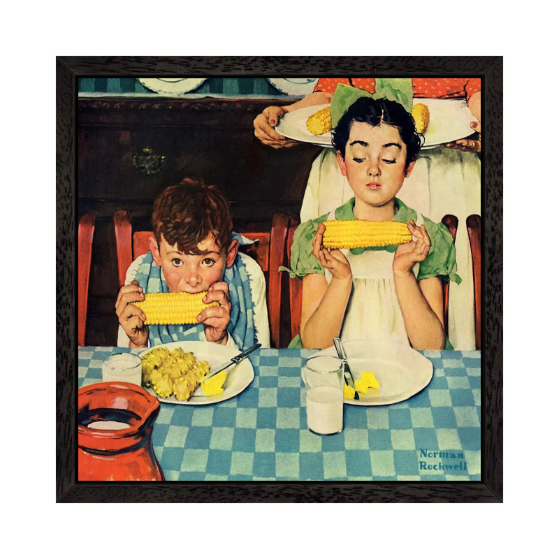 1 Piece Painting on Canvas, 66.04 cm H x 66.04 cm W, Black Framed