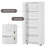 Meli Freestanding Standard Linen Cabinet