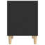  Armoire de chevet rectangulaire en bois d'ingénierie noir-962239422