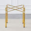 Structure de table pliante simple en acier inoxydable - multifonctionnelle et peu encombrante-980374174
