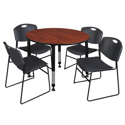 Ensemble de table de salle à manger ronde et de chaises de 36 po Kee