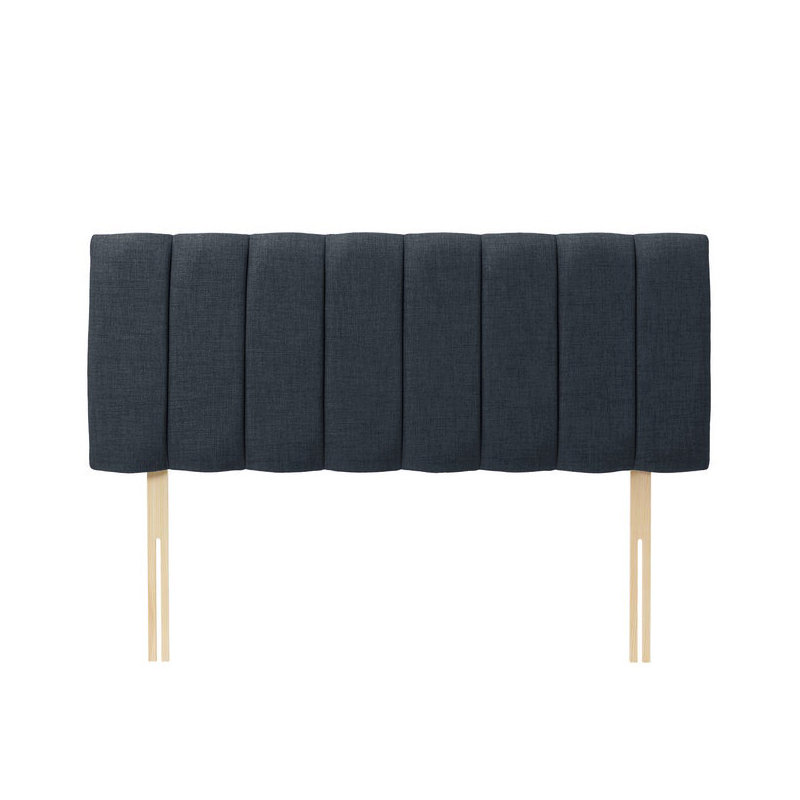 Upholstered Headboard, Single (3'), Charcoal Velvet