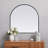 Sabine Metal Arch Wall Mirror-272105429-272105256